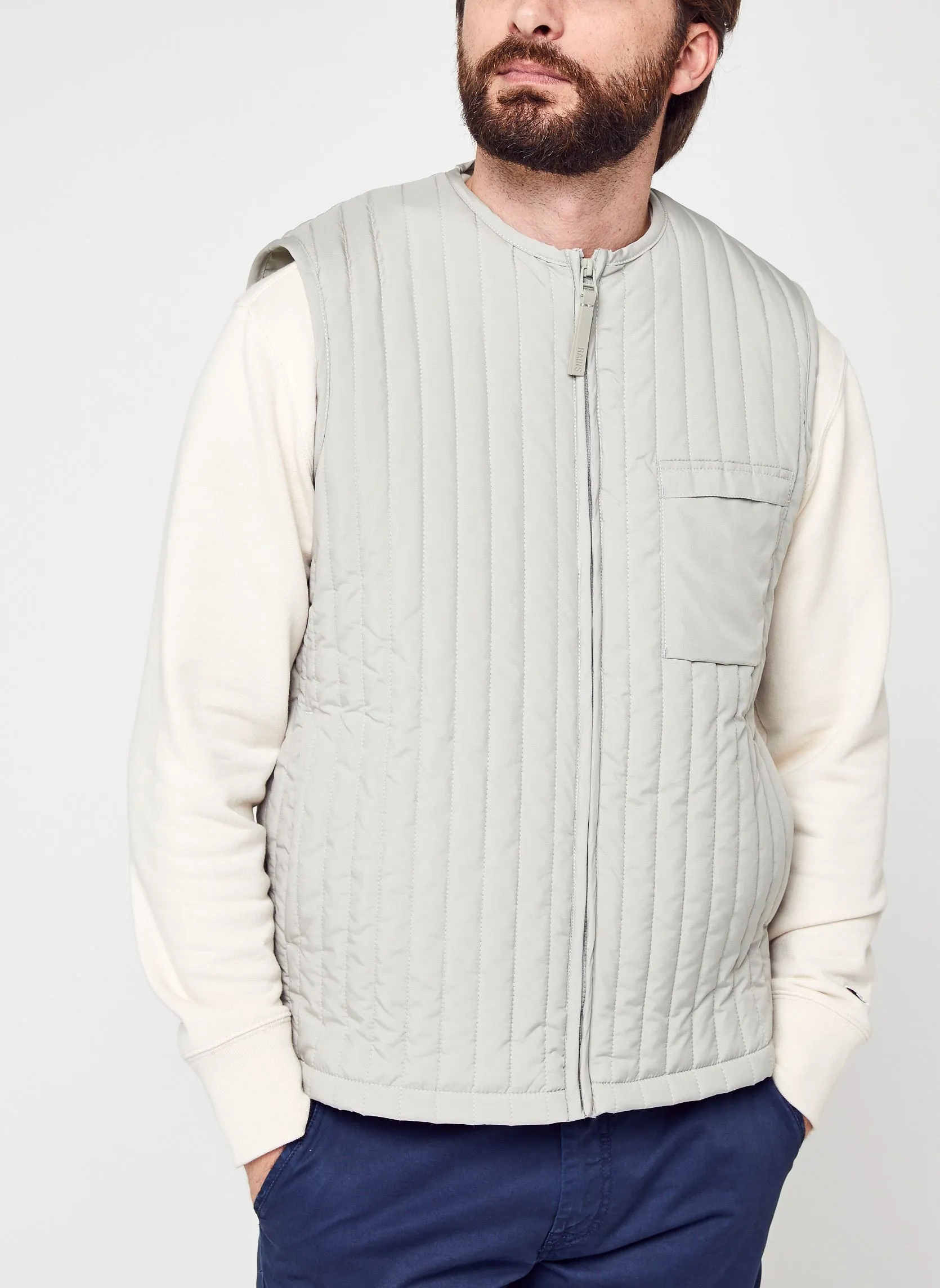      RAINSLINER VEST N  GRIJS   